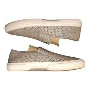 Michael Kors Boerum Double Gore Sneakers Womens 6.5M Gray White Leather Slip On
